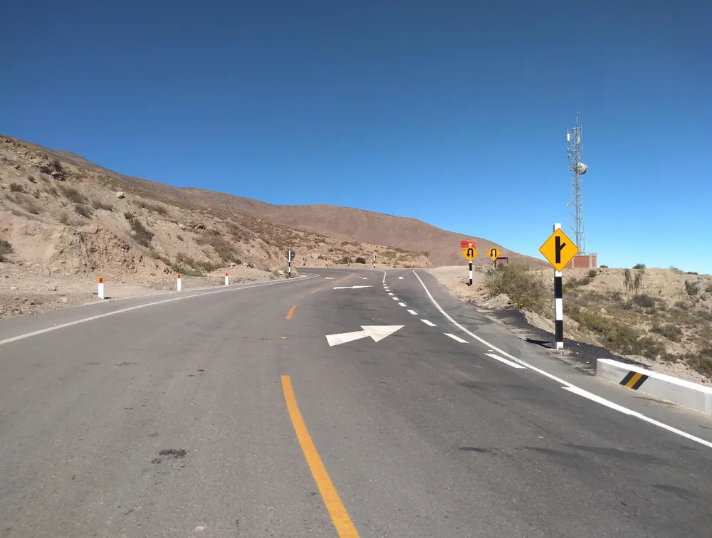 Carretera Tacna – Collpa, Perú – Bolivia