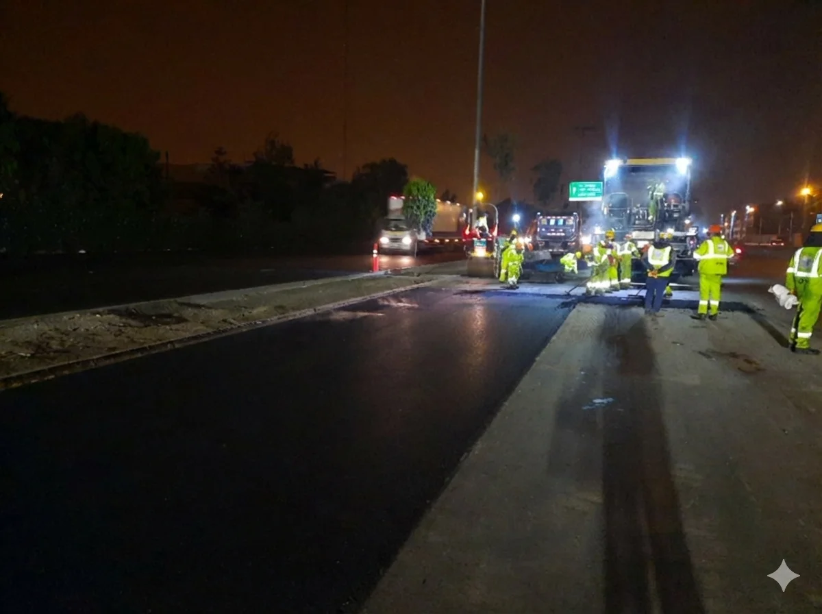 Proyecto: Mantenimiento de la Pamanericana Sur y Norte con mezcla SMA, Lima, Perú