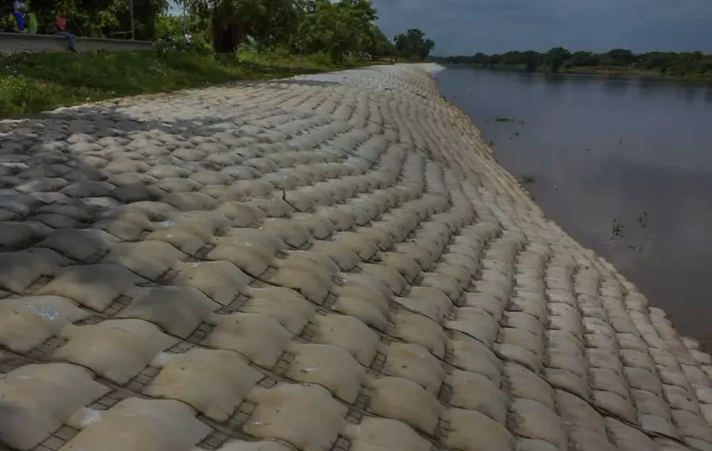Cofragem têxtil para concreto