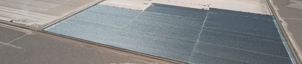 Pozas de evaporación de litio