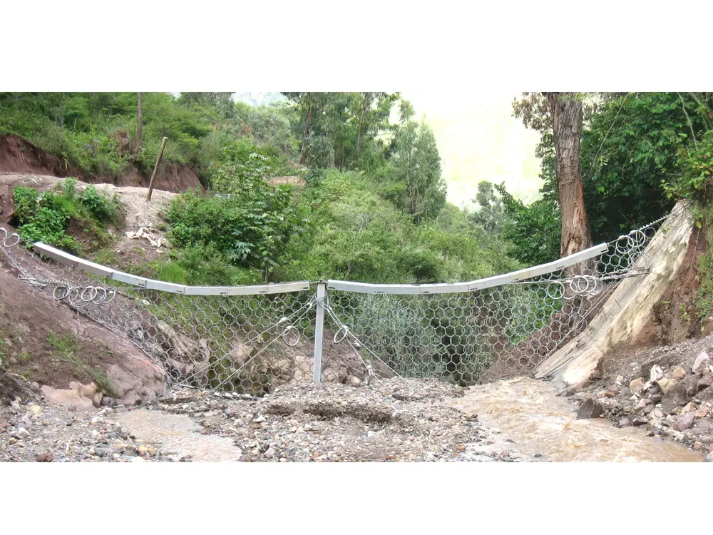 Anchoring system and support cable